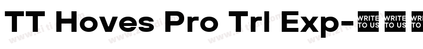 TT Hoves Pro Trl Exp字体转换
